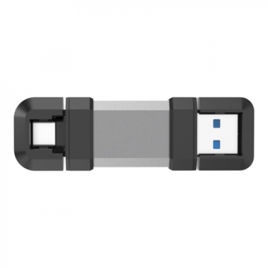 Silicon Power Dual USB Drive | Mobile C51 | 64 GB | USB Type-A and USB Type-C | Silver