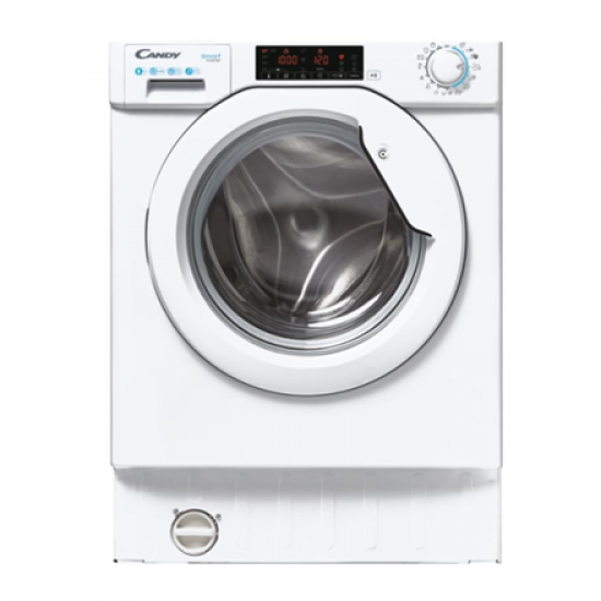 Candy Washing Machine | CBW 48TWME-S | Energy efficiency class A | Front loading | Washing capacity 8 kg | 1400 RPM | Depth 54 cm | Width 60 cm | LCD | White