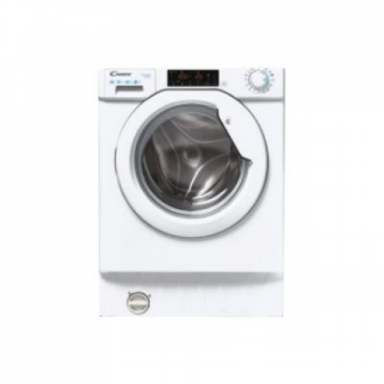Candy Washing Machine | CBW 48TWME-S | Energy efficiency class A | Front loading | Washing capacity 8 kg | 1400 RPM | Depth 54 cm | Width 60 cm | LCD | White