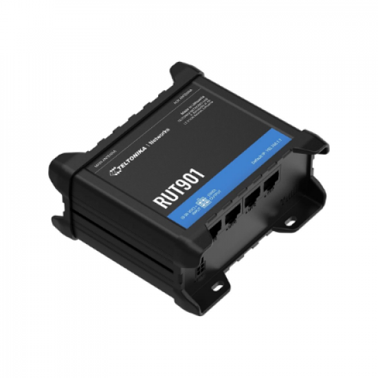 LTE CAT 4 Router | RUT901 | 802.11n | 10/100 Mbit/s | Ethernet LAN (RJ-45) ports 4 | Mesh Support No | MU-MiMO No | 4G