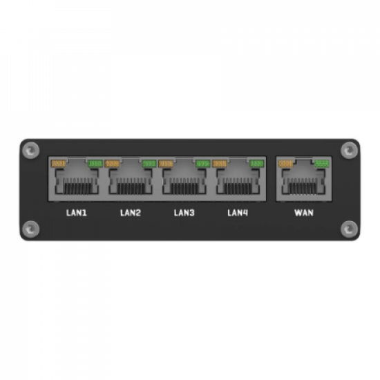 Ethernet Router | RUT301 | No Wi-Fi | 10/100 Mbit/s | Ethernet LAN (RJ-45) ports 5 | Mesh Support No | MU-MiMO No | No mobile broadband