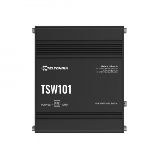 Teltonika Automotive Switch, 5 ports | TSW101 | Unmanaged | Wall-mountable