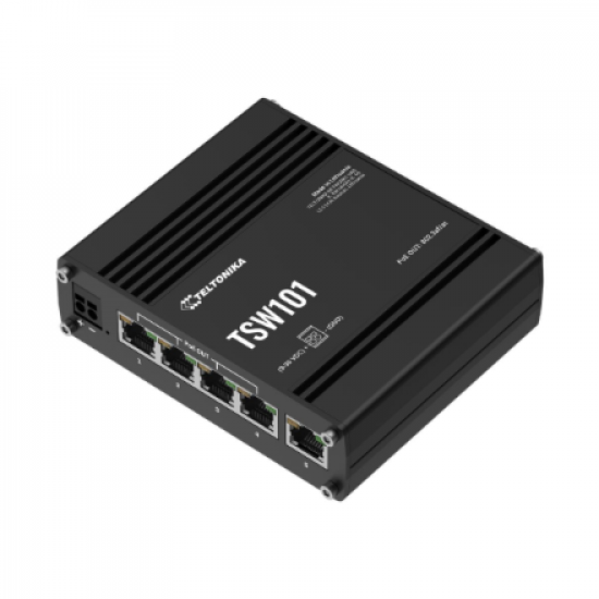 Teltonika Automotive Switch, 5 ports | TSW101 | Unmanaged | Wall-mountable
