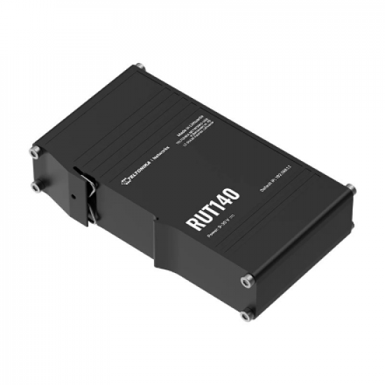 Ethernet Router | RUT140 | 802.11n | 10/100 Mbit/s | Ethernet LAN (RJ-45) ports 1 | Mesh Support Yes | MU-MiMO No | No mobile broadband