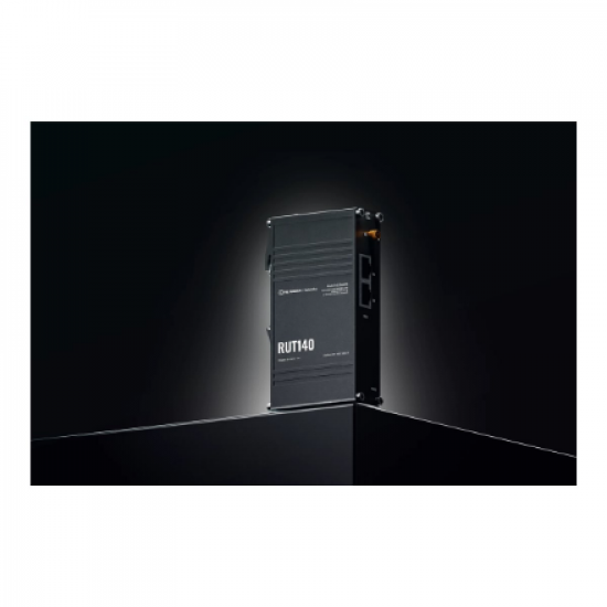 Ethernet Router | RUT140 | 802.11n | 10/100 Mbit/s | Ethernet LAN (RJ-45) ports 1 | Mesh Support Yes | MU-MiMO No | No mobile broadband