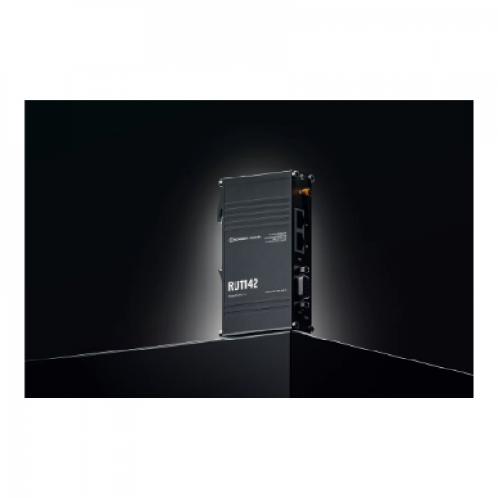 Ethernet Router with RS232 (RUT142000000) | RUT142 | 802.11n | 10/100 Mbit/s | Ethernet LAN (RJ-45) ports 1 | Mesh Support No | MU-MiMO No | No mobile broadband