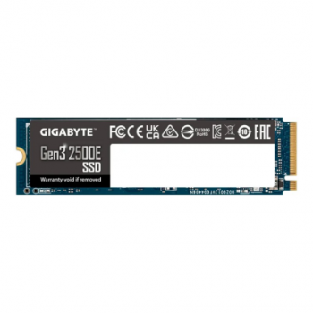 Gigabyte SSD | G325E500G | 500 GB | Solid-state drive interface PCIe 3.0x4, NVMe1.3 | Read speed 2300 MB/s | Write speed 1500 MB/s