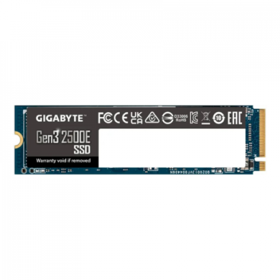 Gigabyte SSD | G325E500G | 500 GB | Solid-state drive interface PCIe 3.0x4, NVMe1.3 | Read speed 2300 MB/s | Write speed 1500 MB/s
