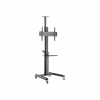Gembird Aluminum TV floor stand with caster wheels, 37