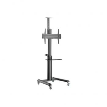 Gembird Aluminum TV floor stand with caster wheels, 37