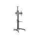 Gembird Aluminum TV floor stand with caster wheels, 37