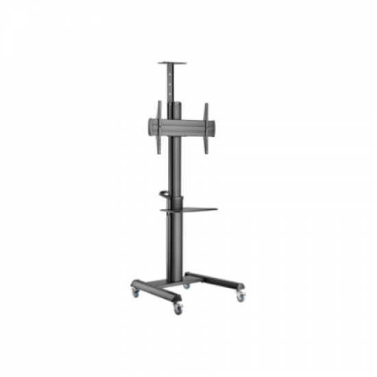 Gembird Aluminum TV floor stand with caster wheels, 37