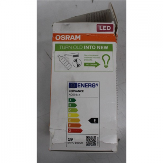SALE OUT. Osram | Parathom Classic LED | E27 | 19 W | Warm White | DAMAGED PACKAGING