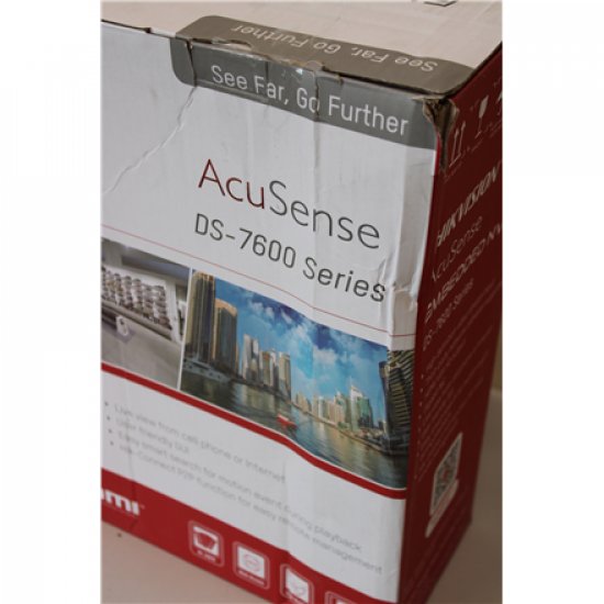 SALEOUT|Hikvision NVR DS-7608NXI-K2/8P, AcuSense, 8 channels, 8 PoE ports, 2 HDDs up to 10TB, VGA and HDMI exits, In 80 Mbps/Out 80 Mbps | Hikvision | NVR | DS-7608NXI-K2/8P | DAMAGED PACKAGING