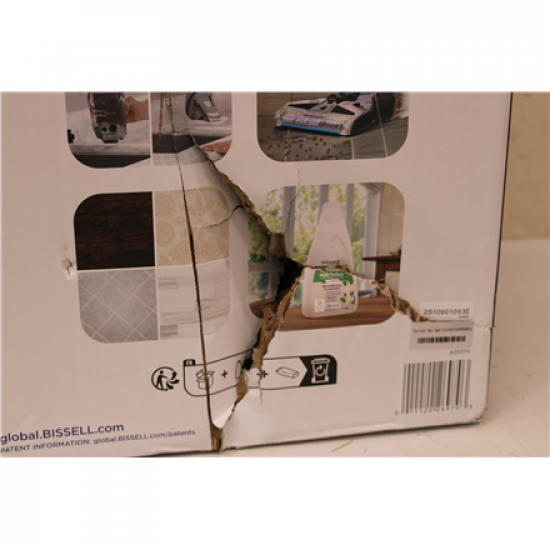 SALE OUT. SALE OUT. Bissell Vacuum Cleaner | CrossWave C3 Select | Corded operating | Handstick | Washing function | 560 W | - V | Black/Titanium/Blue | Warranty 24 month(s) | DAMAGED PACKAGING