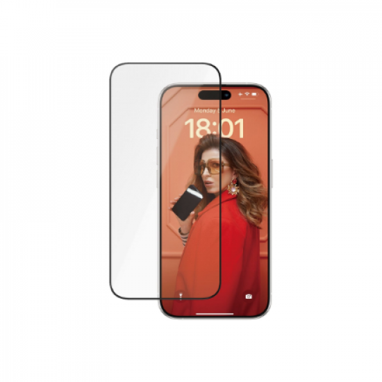 PanzerGlass | Screen protector | Apple | iPhone 15 Pro | Glass, Ceramic | Transparent | Ultra-Wide Fit w. EasyAligner