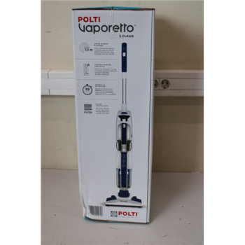 SALE OUT.  | Polti Vacuum steam mop with portable steam cleaner | PTEU0299 Vaporetto 3 Clean_Blue | Power 1800 W | Steam pressure Not Applicable bar | Water tank capacity 0.5 L | White/Blue | DAMAGED PACKAGING