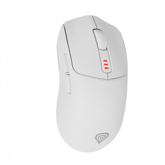 Genesis Zircon 500 | Wireless/Wired | Gaming Mouse | 2.4 GHz, Bluetooth, USB | White