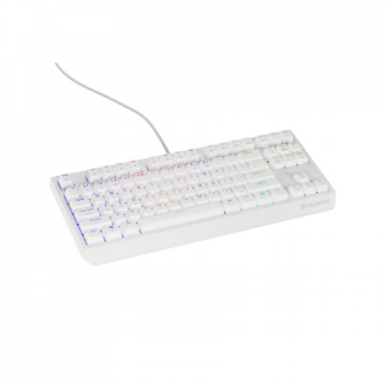 Genesis | THOR 230 | Mechanical Gaming Keyboard | Wired | US | White | USB-A | Outemu Brown