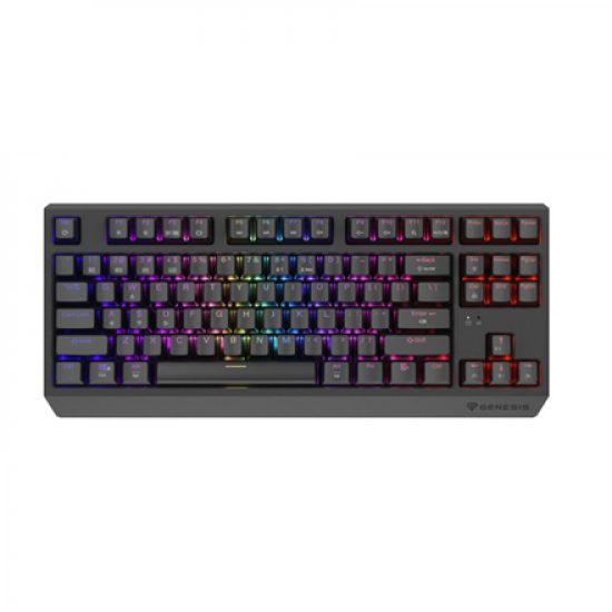Genesis THOR 230 | Mechanical Gaming Keyboard | Wireless | US | Black | 2.4 GHz, Bluetooth, USB | Outemu Panda