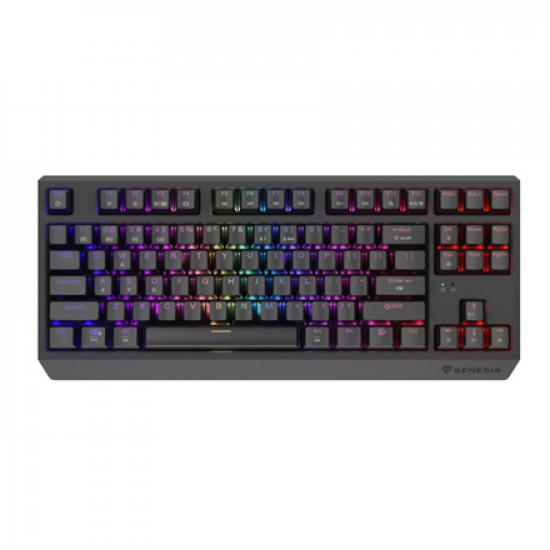 Genesis THOR 230 | Mechanical Gaming Keyboard | Wireless | US | Black | 2.4 GHz, Bluetooth, USB | Outemu Silent Lemon