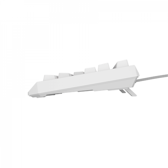 Genesis | THOR 230 | Mechanical Gaming Keyboard | Wireless | US | White | 2.4 GHz, Bluetooth, USB | Outemu Red
