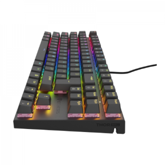 Genesis | THOR 303 | Mechanical Gaming Keyboard | Wired | US | Black | USB-A | Outemu Peach Silent