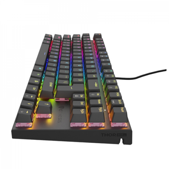 Genesis THOR 303 | Mechanical Gaming Keyboard | Wired | US | Black | USB Type-A | Outemu Peach Silent