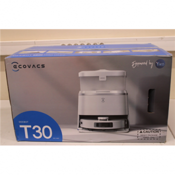 SALE OUT. Ecovacs | Vacuum cleaner with Auto-empty station | DEEBOT T30 PRO OMNI | Wet&Dry | Operating time (max) 200 min | Li-ion | 5200 mAh | Dust capacity 0.3 L | 11000 Pa | Silver | DAMAGED PACKAGING, DIRTY, SCRATCHES ON TOP, MISSING MOP CLOTHS