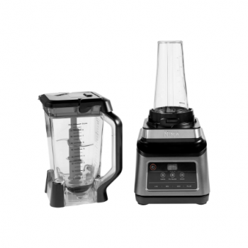 NINJA Mixer Blender 2in1 with Auto IQ | BN750EU | Tabletop | 1200 W | Jar material Plastic | Jar capacity 2.1+0.7 L | Ice crushing | Black/Silver