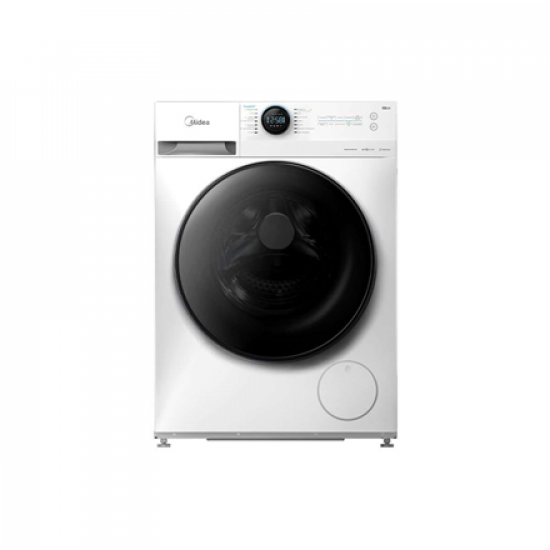 Midea Washing Machine with Dryer | MF200D80WB/W-HR | Energy efficiency class A/E | Front loading | Washing capacity 8 kg | 1400 RPM | Depth 48 cm | Width 60 cm | Digital | Drying system | Drying capacity 6 kg | Steam function | White