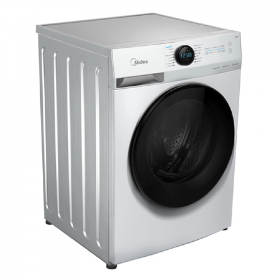 Midea Washing Machine with Dryer | MF200D80WB/W-HR | Energy efficiency class A/E | Front loading | Washing capacity 8 kg | 1400 RPM | Depth 48 cm | Width 60 cm | Digital | Drying system | Drying capacity 6 kg | Steam function | White