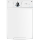 Midea Washing Machine | MF100T60B/W-HR | Energy efficiency class A | Top loading | Washing capacity 6 kg | 1200 RPM | Depth 61 cm | Width 40 cm | Display | LED | Steam function | White