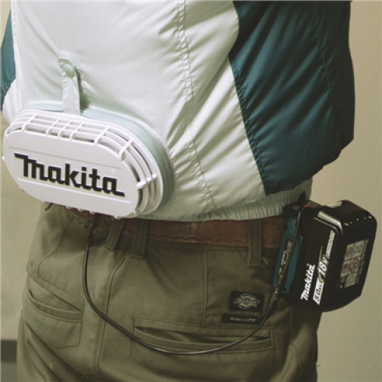 Makita | Cordless Ventilated Jacket, White, L
