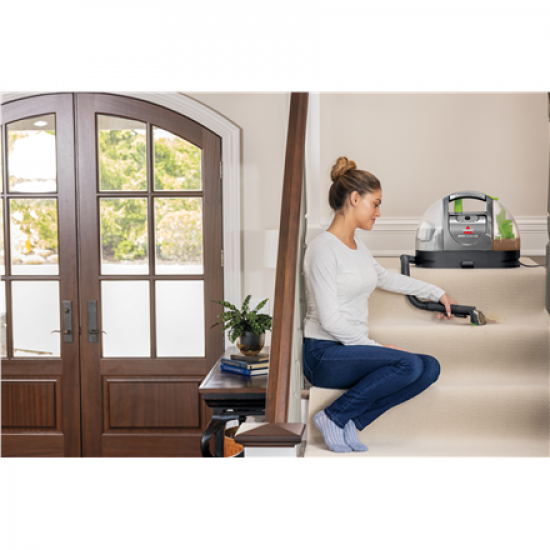 Bissell | Carpet and Upholstery Cleaner | 20671 SpotClean C2 | Corded operating | 340 W | Titanium/Silver Gray/Cha Cha Lime | 24 month(s)