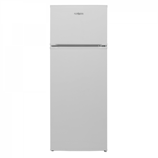 Goddess Refrigerator | GODRDD0144GW8AE | Energy efficiency class E | Free standing | Double Door | Height 145 cm | Fridge net capacity 171 L | Freezer net capacity 42 L | 41 dB | White
