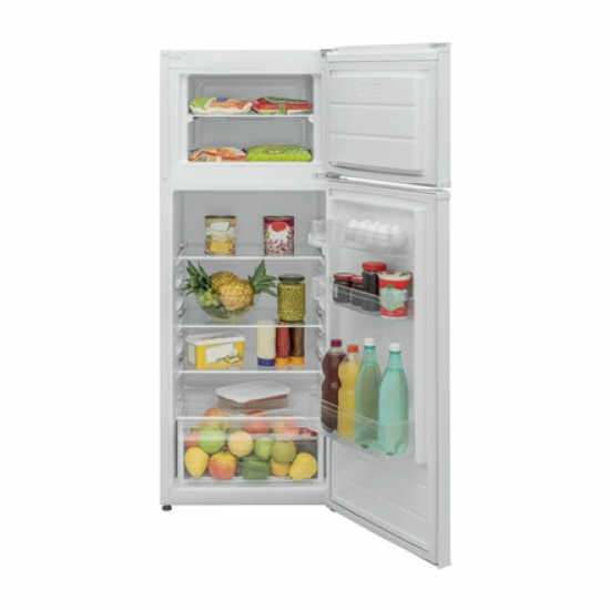 Goddess Refrigerator | GODRDD0144GW8AE | Energy efficiency class E | Free standing | Double Door | Height 145 cm | Fridge net capacity 171 L | Freezer net capacity 42 L | 41 dB | White