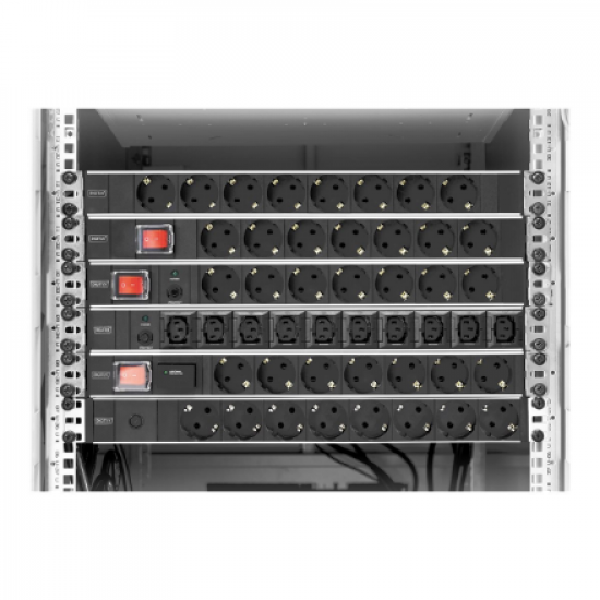 Digitus Aluminum outlet strip with overload protection | DN-95403 | Sockets quantity 7