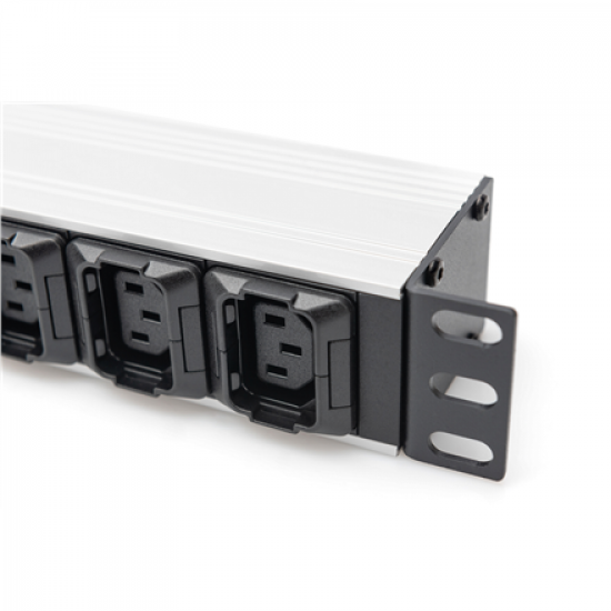 Digitus Socket Strip with Aluminum Profile, 10-way, IEC C20 plug | DN-95427 | Sockets quantity 7