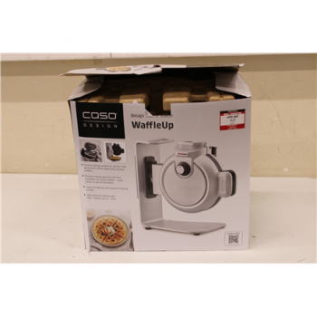 SALE OUT. Caso WaffleUp Waffle Maker, 800 W, Stainless Steel, DAMAGED PACKAGING | Caso WaffleUp | Waffle Maker | 800 W | Number of pastry 1 | Waffle | Silver | USED, DIRTY, SCRATCHED, MISSING  SPATULA