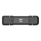 Silicon Power Portable External SSD | DS72 | 1000 GB | USB Type-A, USB Type-C 3.2 Gen 2 | Black
