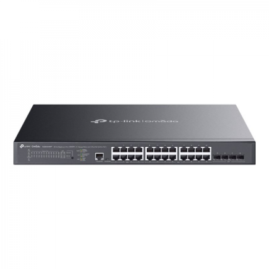 TP-LINK Switch | SG3428XMPP Omada | Managed L2 | Rackmountable | Gigabit Ethernet (copper) ports quantity 24 | SFP+ ports quantity 4 | PoE+ ports quantity 16 & 8x PoE++