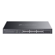 TP-LINK Switch | SG3428XMPP Omada | Managed L2 | Rackmountable | Gigabit Ethernet (copper) ports quantity 24 | SFP+ ports quantity 4 | PoE+ ports quantity 16 & 8x PoE++