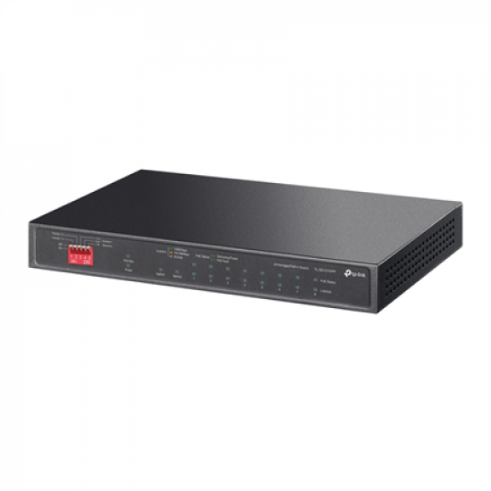 TP-LINK | 10-Port Gigabit Desktop Switch with 6-Port PoE+ and 2-Port PoE++ | TL-SG1210PP | Unmanaged | Desktop