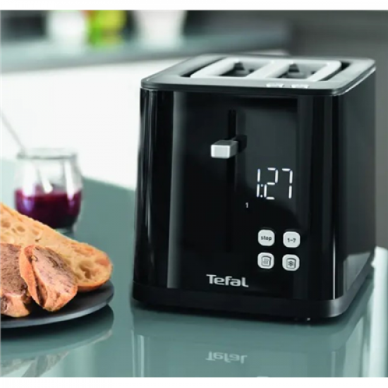 TEFAL Toaster | TT6408 | Power 850 W | Number of slots 2 | Housing material Plastic | Black