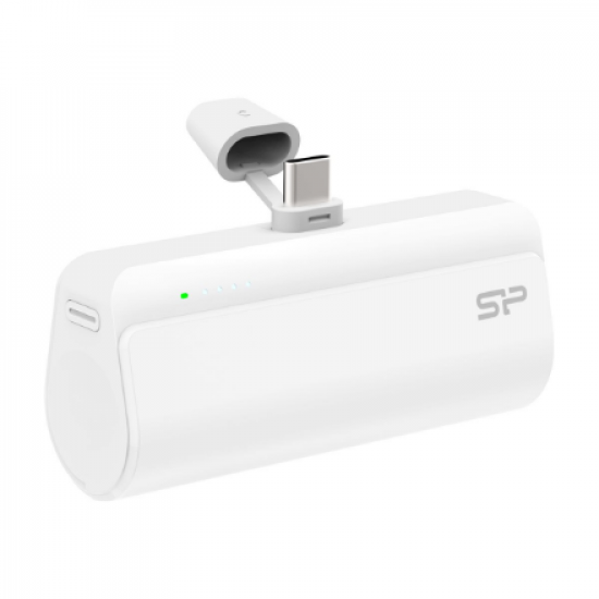 Silicon Power Power Bank | QD50 | 5000 mAh | USB-C | White