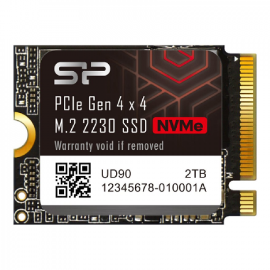 Silicon Power SSD | UD90 | 500 GB | SSD form factor M.2 2230 | Solid-state drive interface PCIe Gen4x4 | Read speed 4700 MB/s | Write speed 1700 MB/s