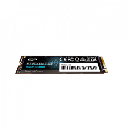 Silicon Power SSD | P34A60 | 2000 GB | Solid-state drive interface PCIe Gen3x4 | Read speed 2200 MB/s | Write speed 1600 MB/s