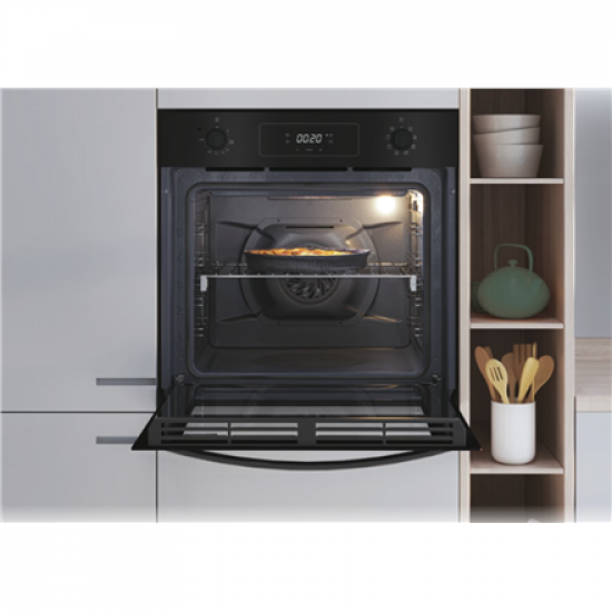 Candy Oven | FIDCP N625 L | 70 L | Electric | Aquactiva | Mechanical and electronic | Steam function | Height 59.5 cm | Width 59.5 cm | Black