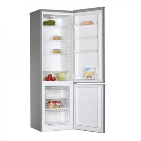 Candy Refrigerator | CCG1S 518EX | Energy efficiency class E | Free standing | Combi | Height 179.4 cm | Fridge net capacity 188 L | Freezer net capacity 64 L | 41 dB | Stainless Steel
